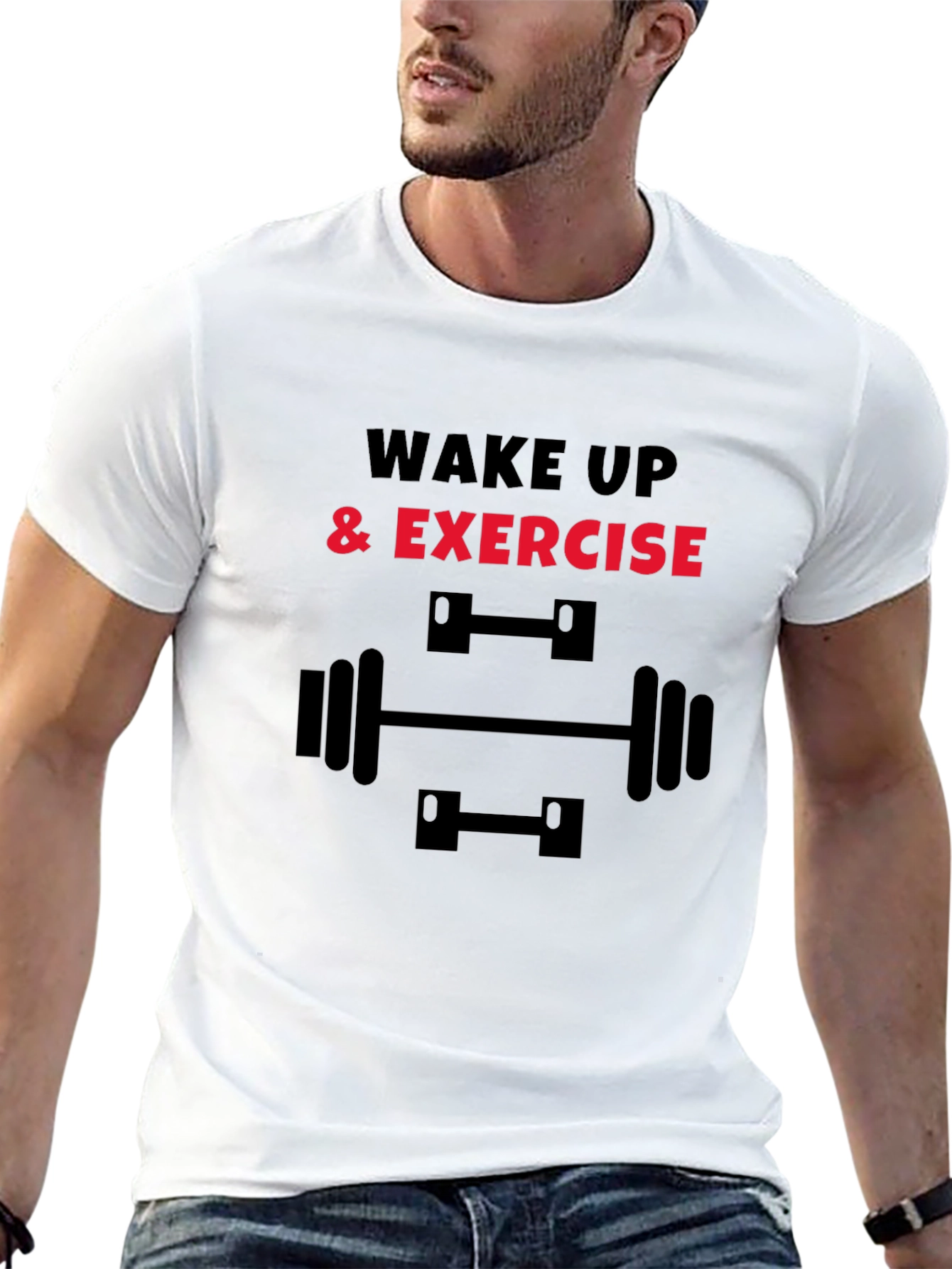 Wake Up & Exercise Graphic T-Shirt