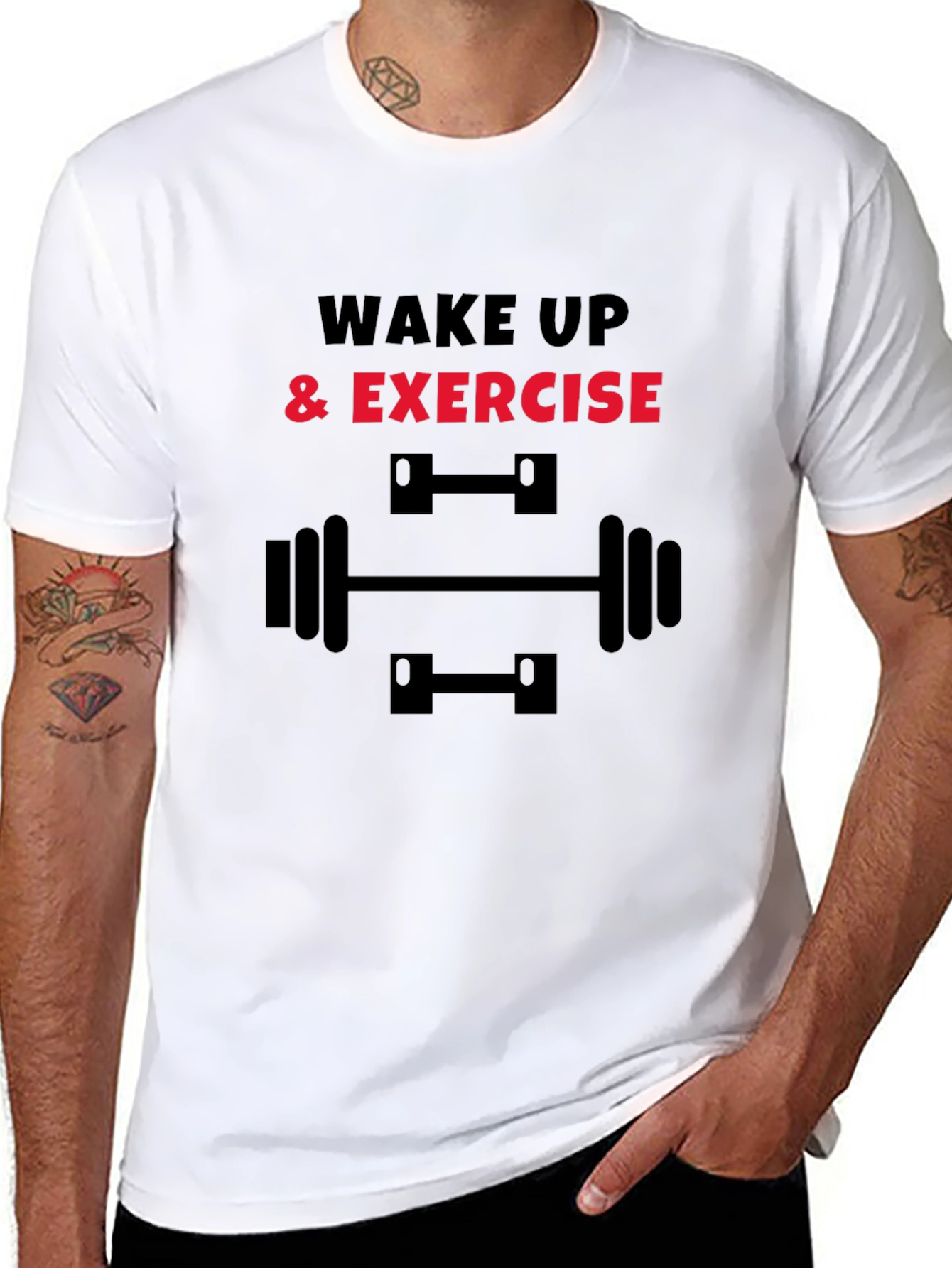 Wake Up & Exercise Graphic T-Shirt