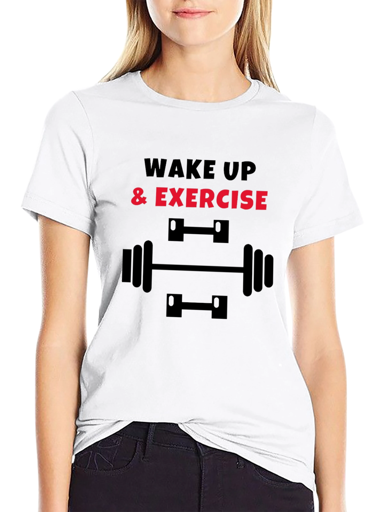Wake Up & Exercise Graphic T-Shirt