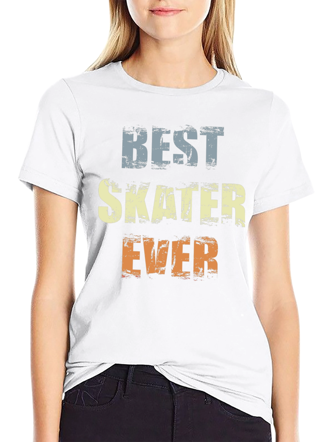 Best Skater Ever Graphic Tee - Black