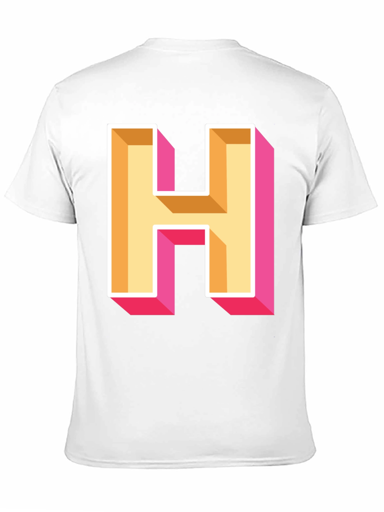 Bold Letter H Graphic Tee