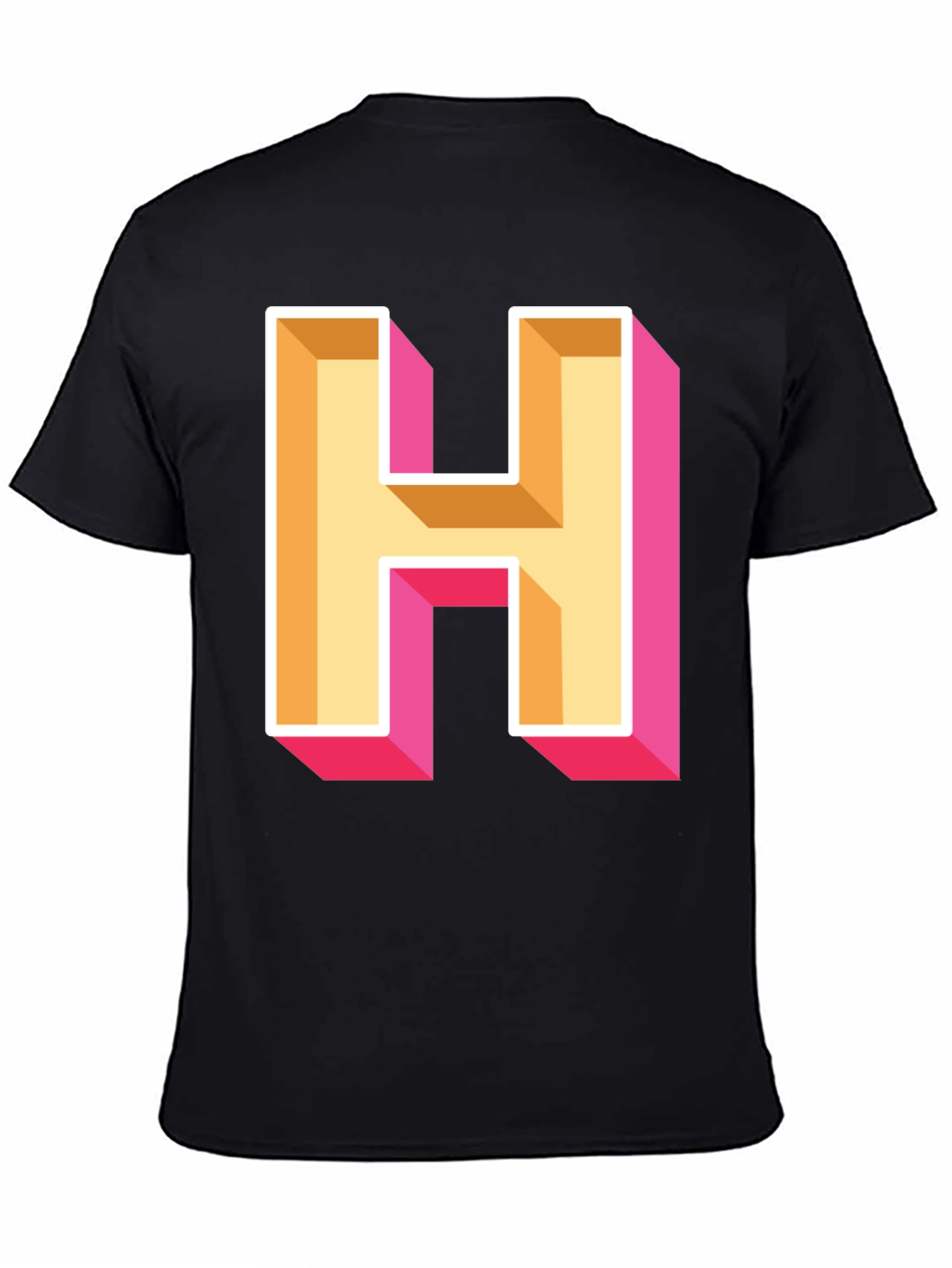 Bold Letter H Graphic Tee