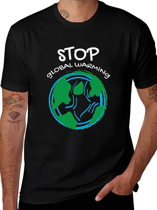 Stop Global Warming Graphic T-Shirt