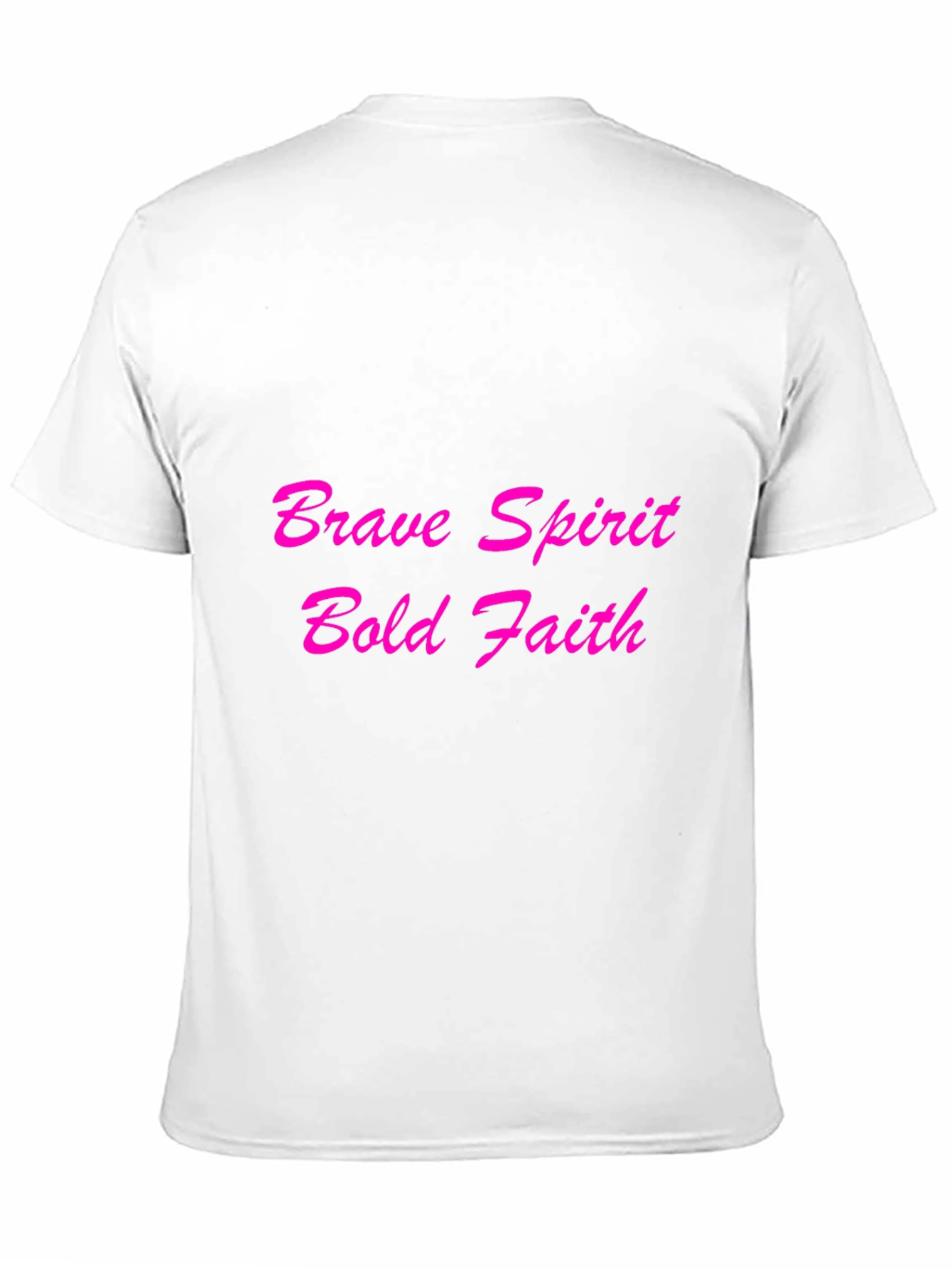 Brave Spirit Bold Faith Black T-Shirt