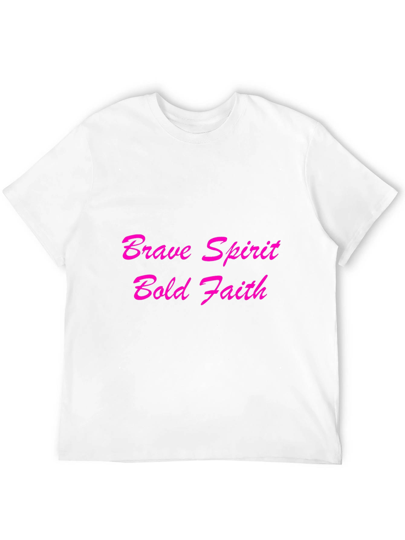Brave Spirit Bold Faith Black T-Shirt
