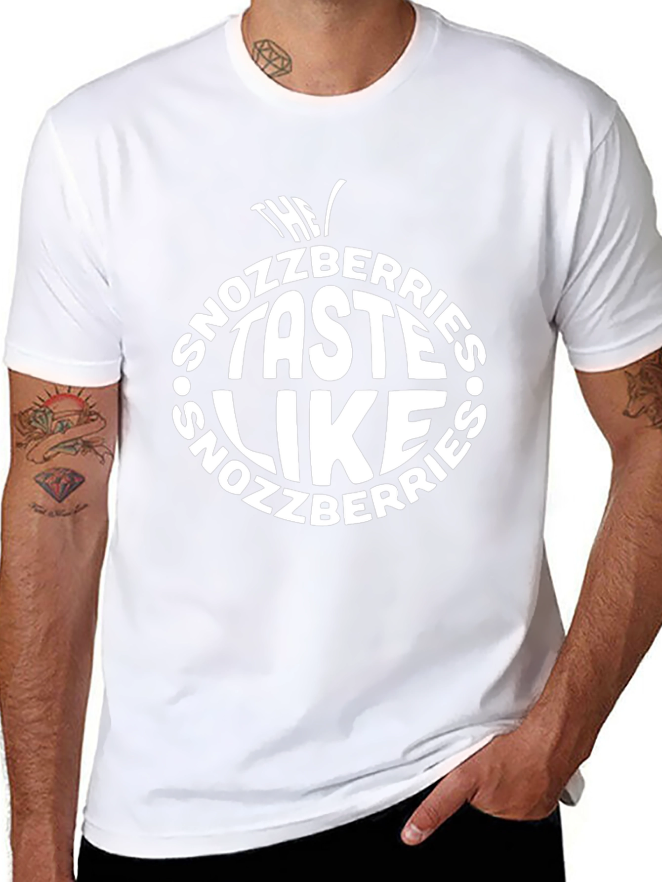 The Snozzberries Taste Like Snozzberries Black T-Shirt