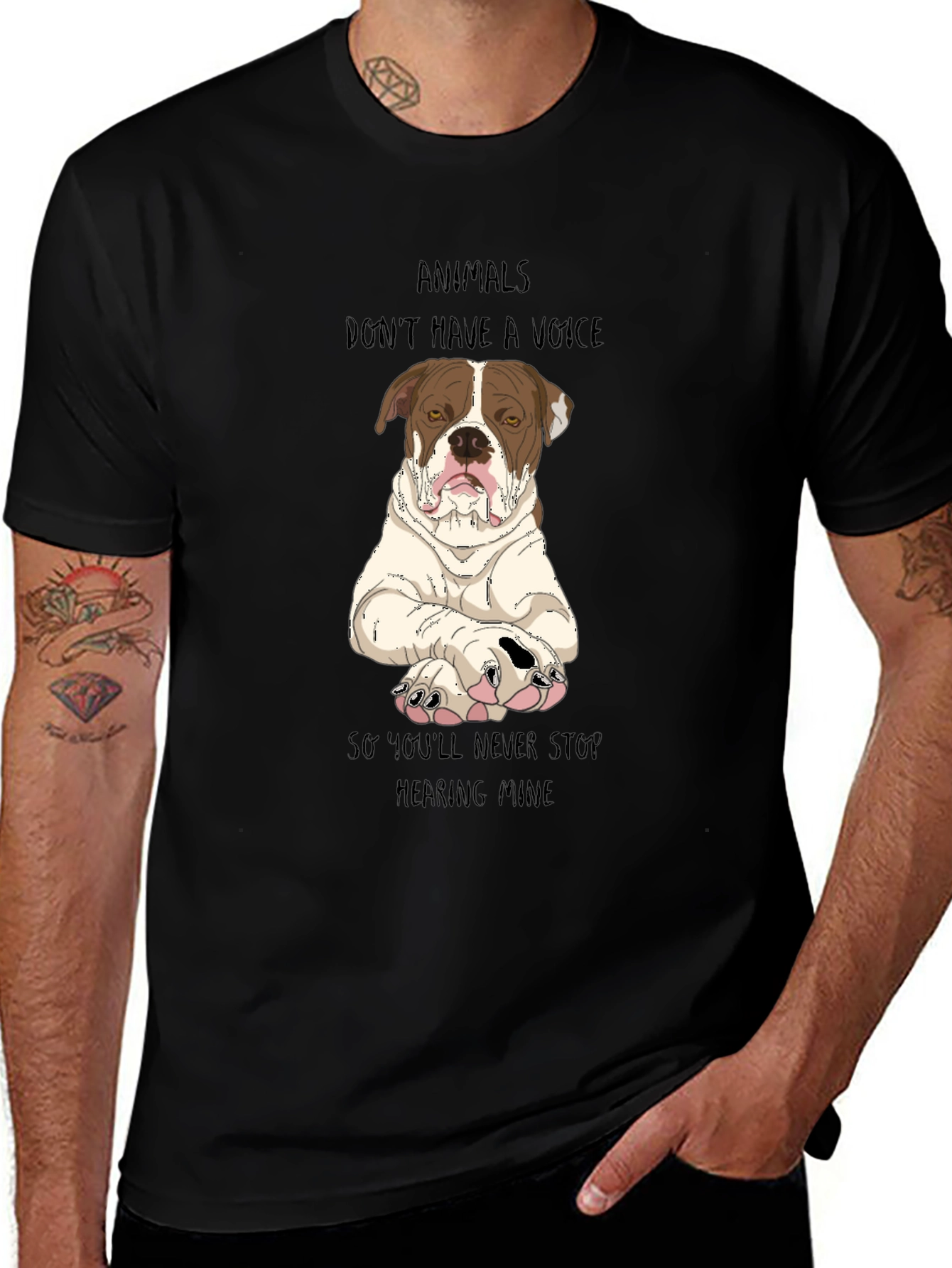 Animals Dont Have a Voice T-Shirt