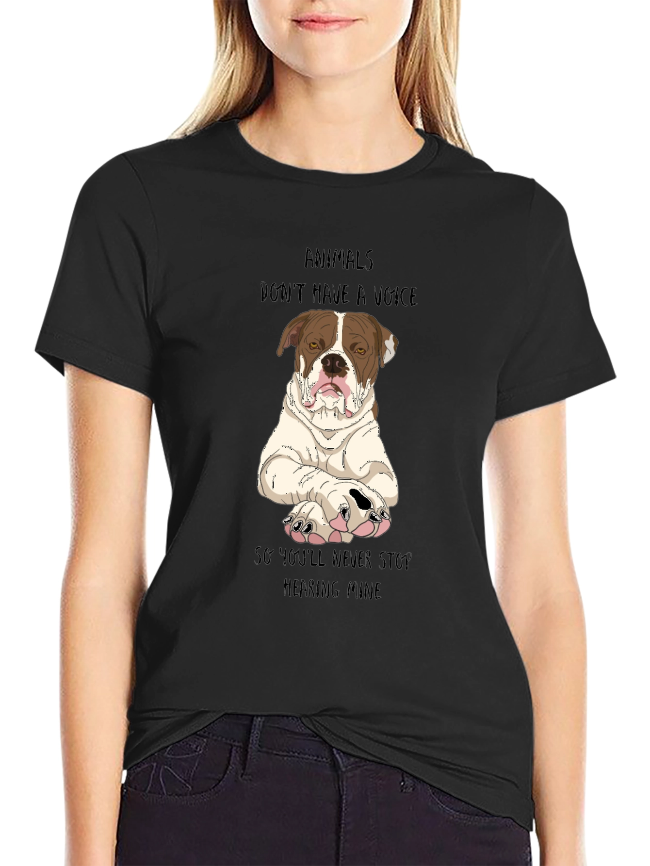 Animals Dont Have a Voice T-Shirt