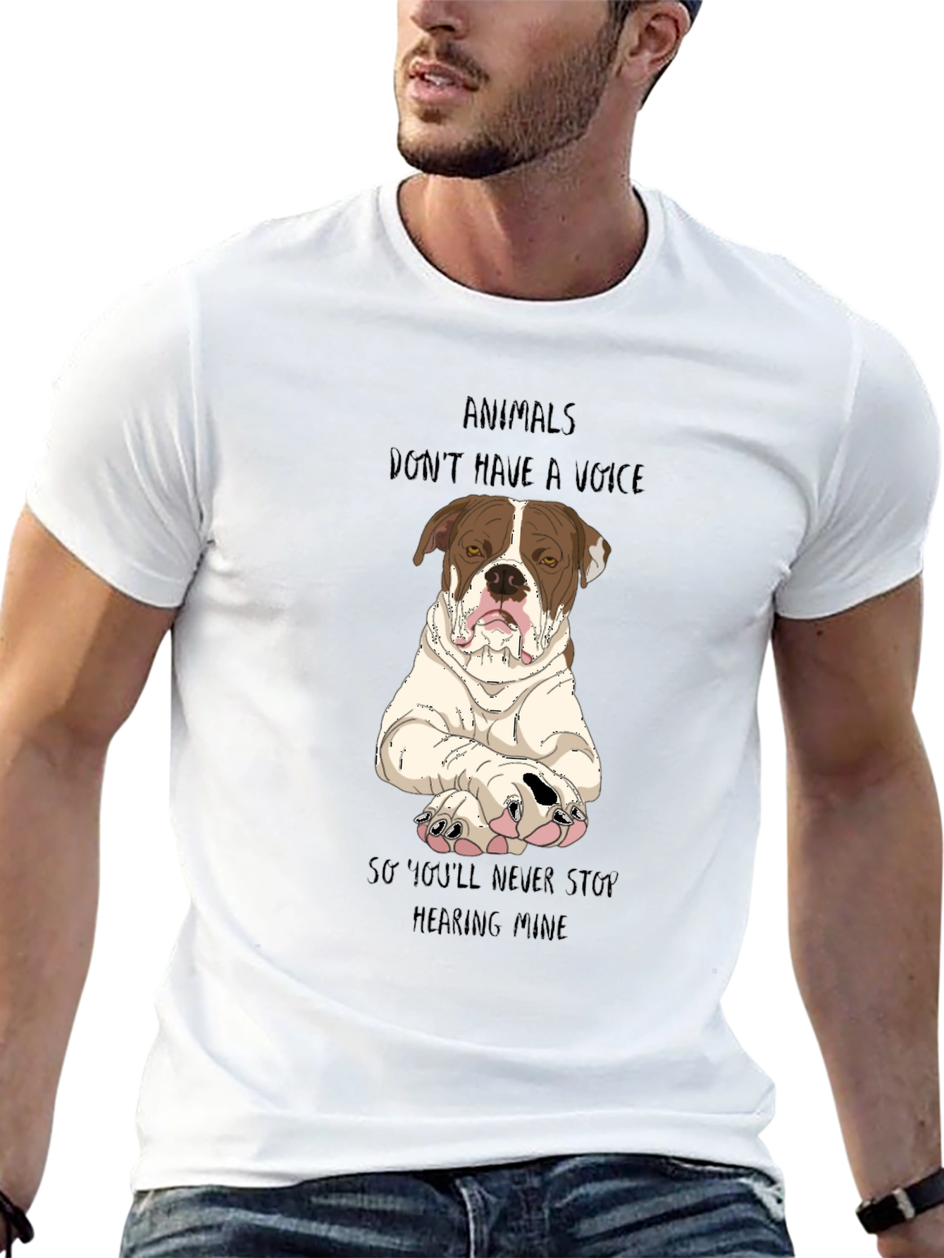Animals Dont Have a Voice T-Shirt