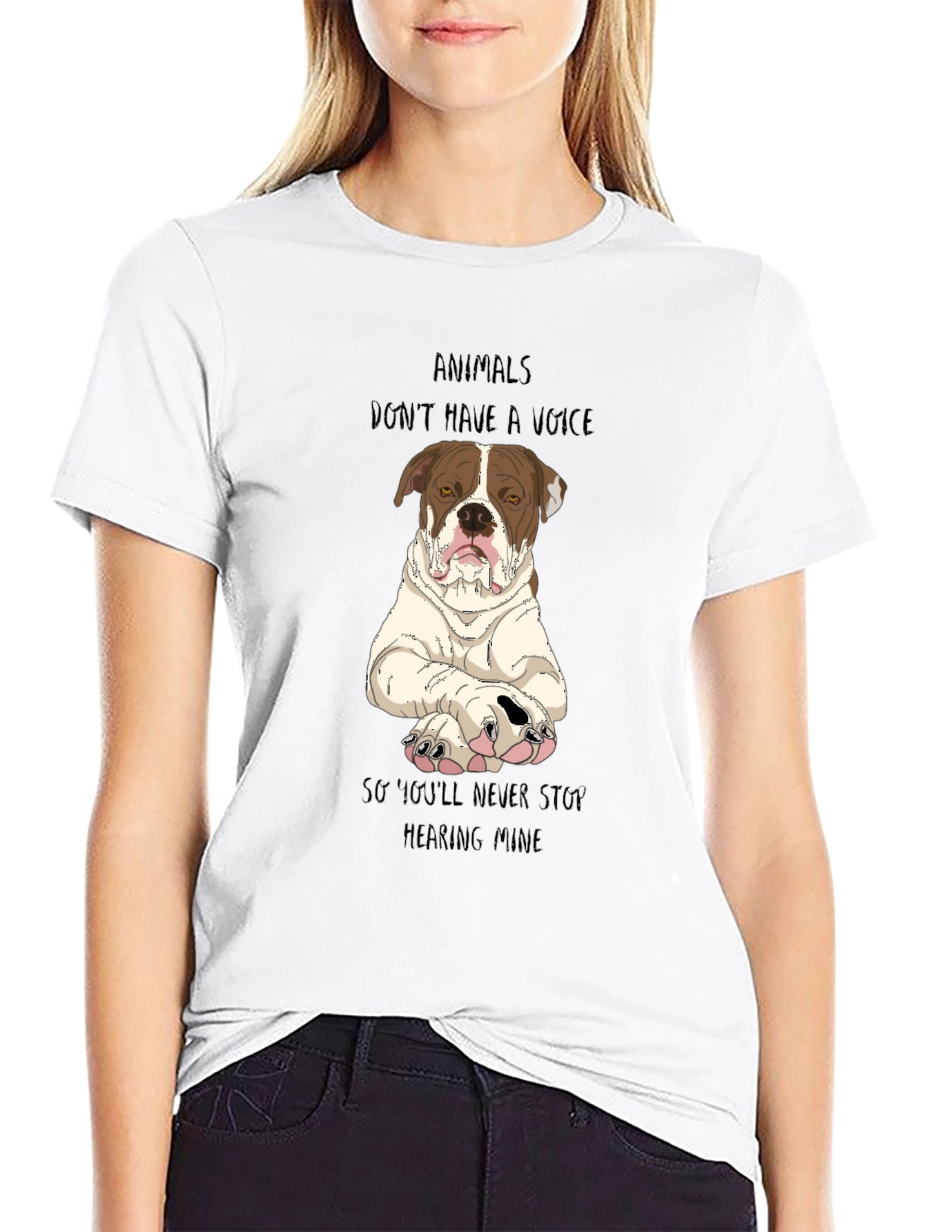 Animals Dont Have a Voice T-Shirt