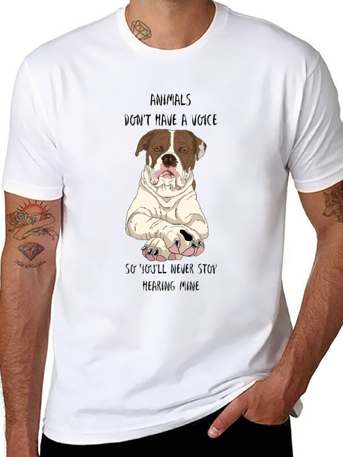 Animals Dont Have a Voice T-Shirt