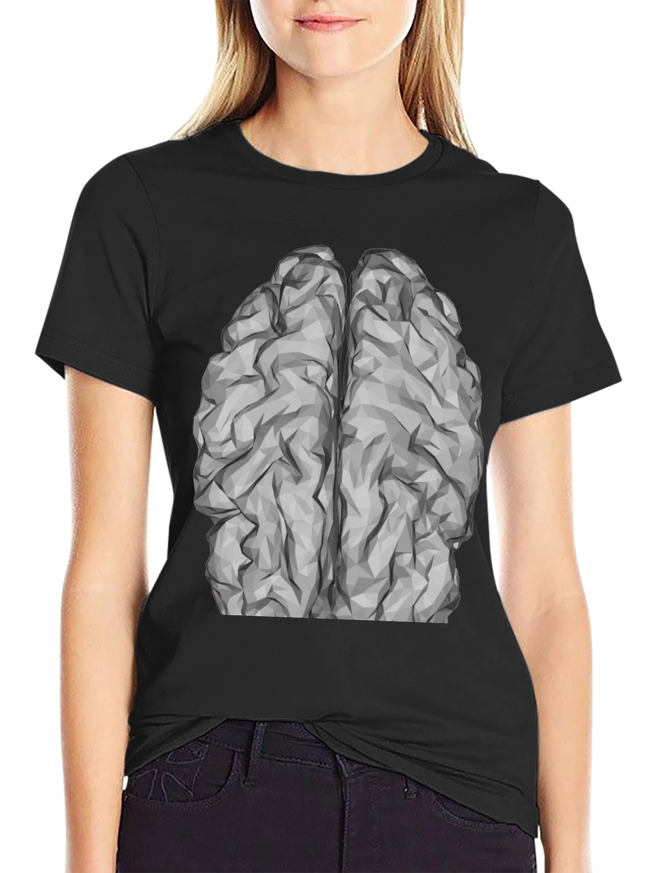 Brain Graphic Tee - Black T-Shirt