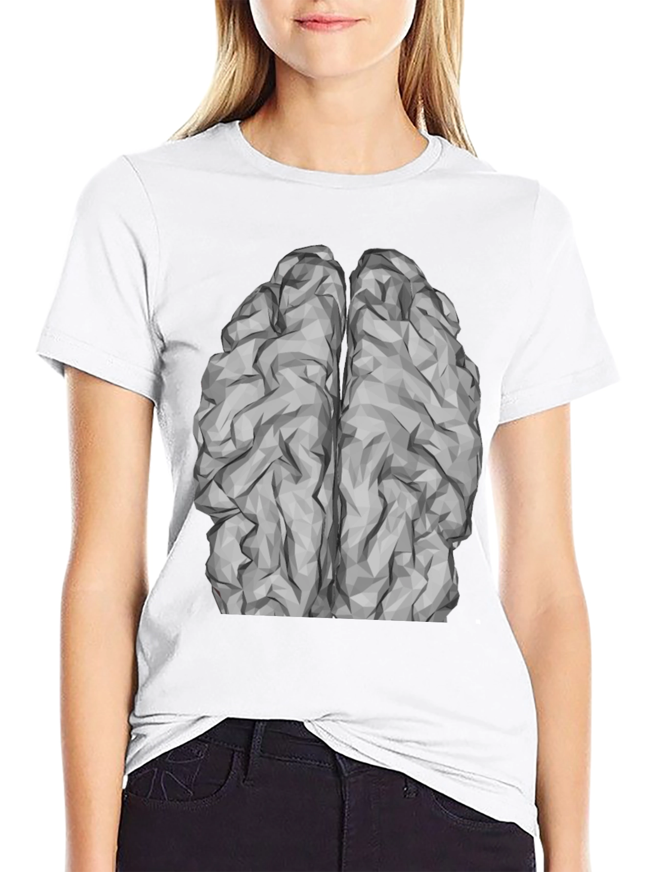 Brain Graphic Tee - Black T-Shirt