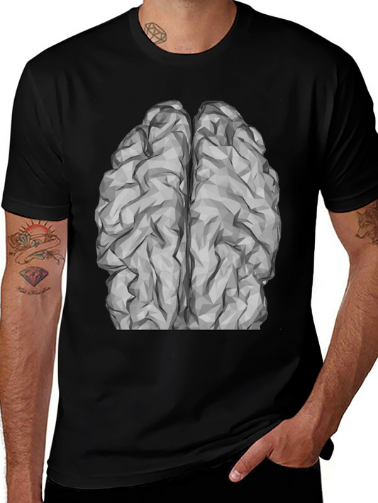 Brain Graphic Tee - Black T-Shirt