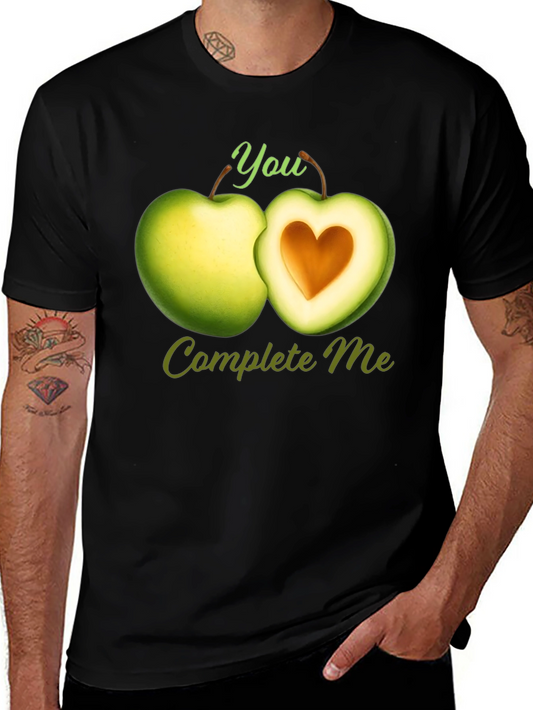 You Complete Me T-Shirt Cute Matching Couple Tee