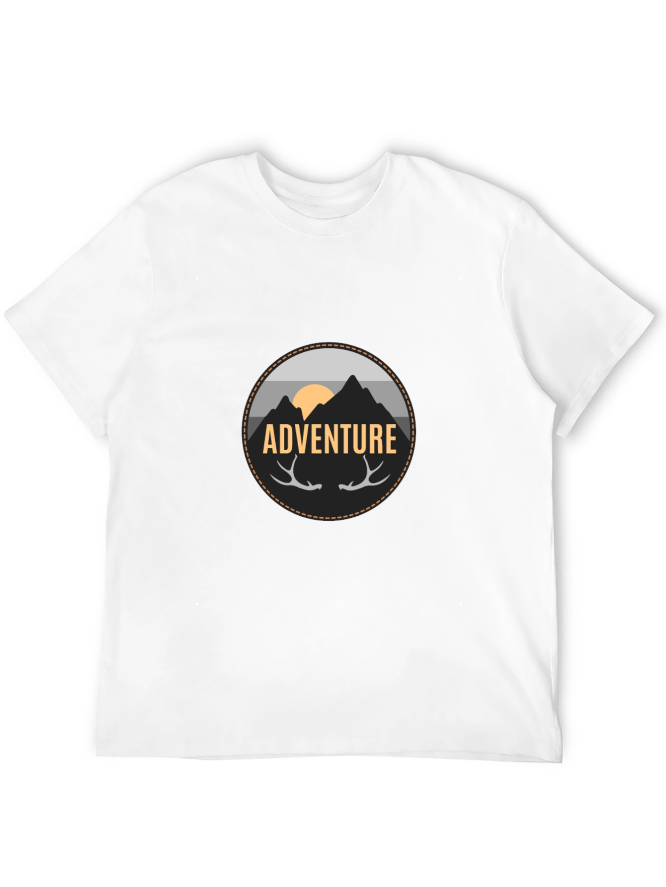 Adventure Graphic Tee - Mens Black T-Shirt
