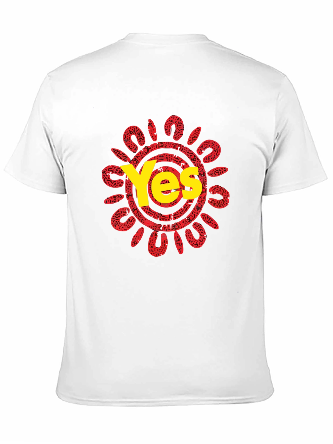 Yes Graphic Tee - Unique Sun Design