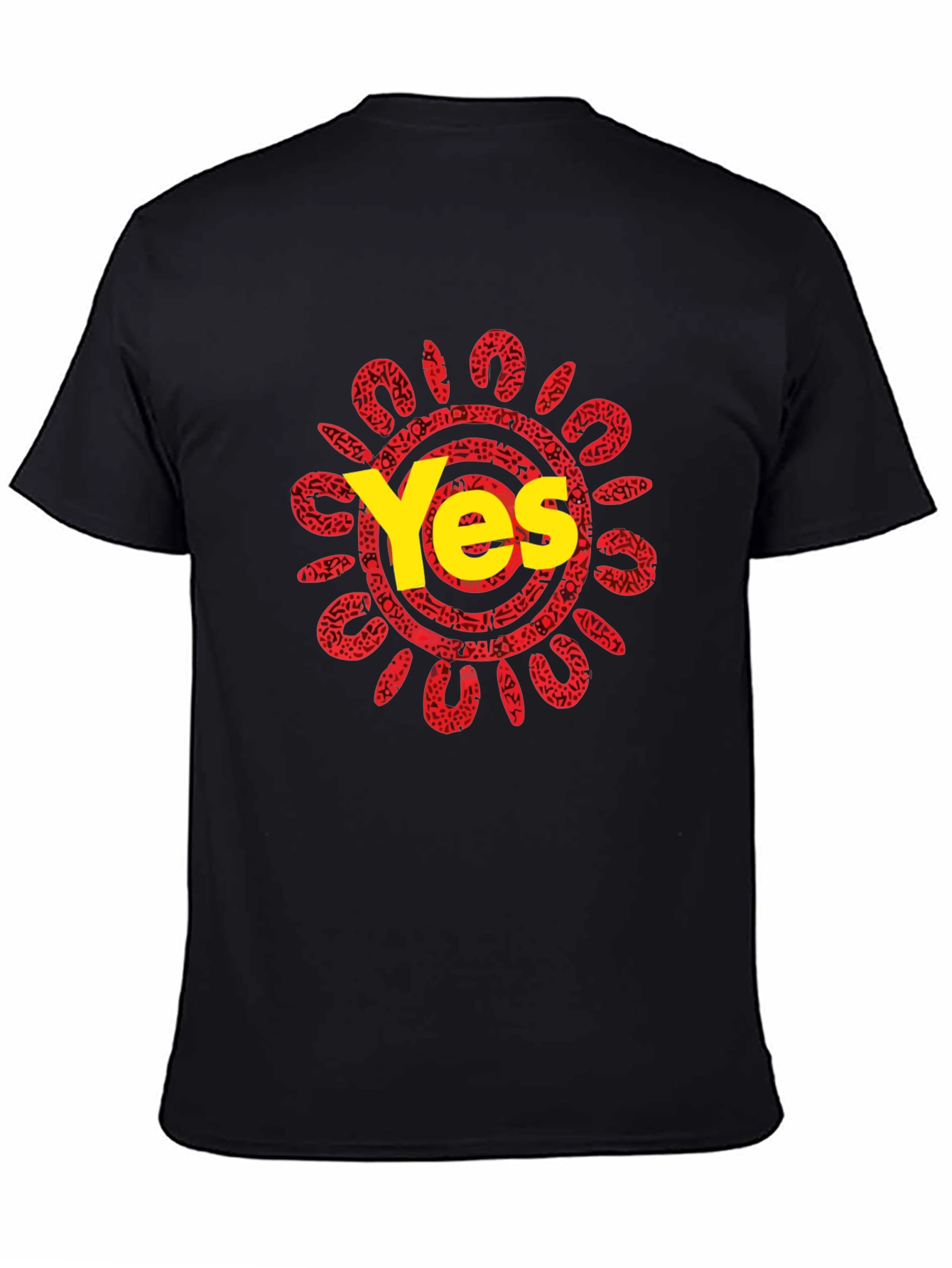 Yes Graphic Tee - Unique Sun Design