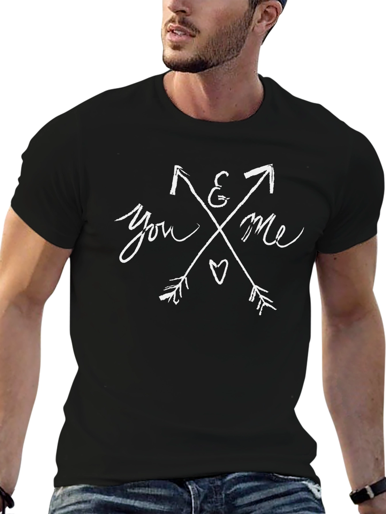 You & Me Arrow T-Shirt - Stylish Graphic Tee