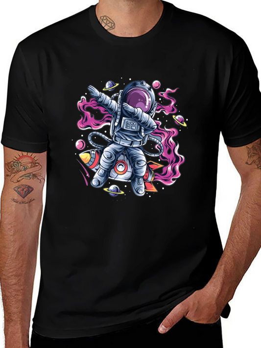Astronaut Dab T-Shirt - Space Rocket Graphic Tee
