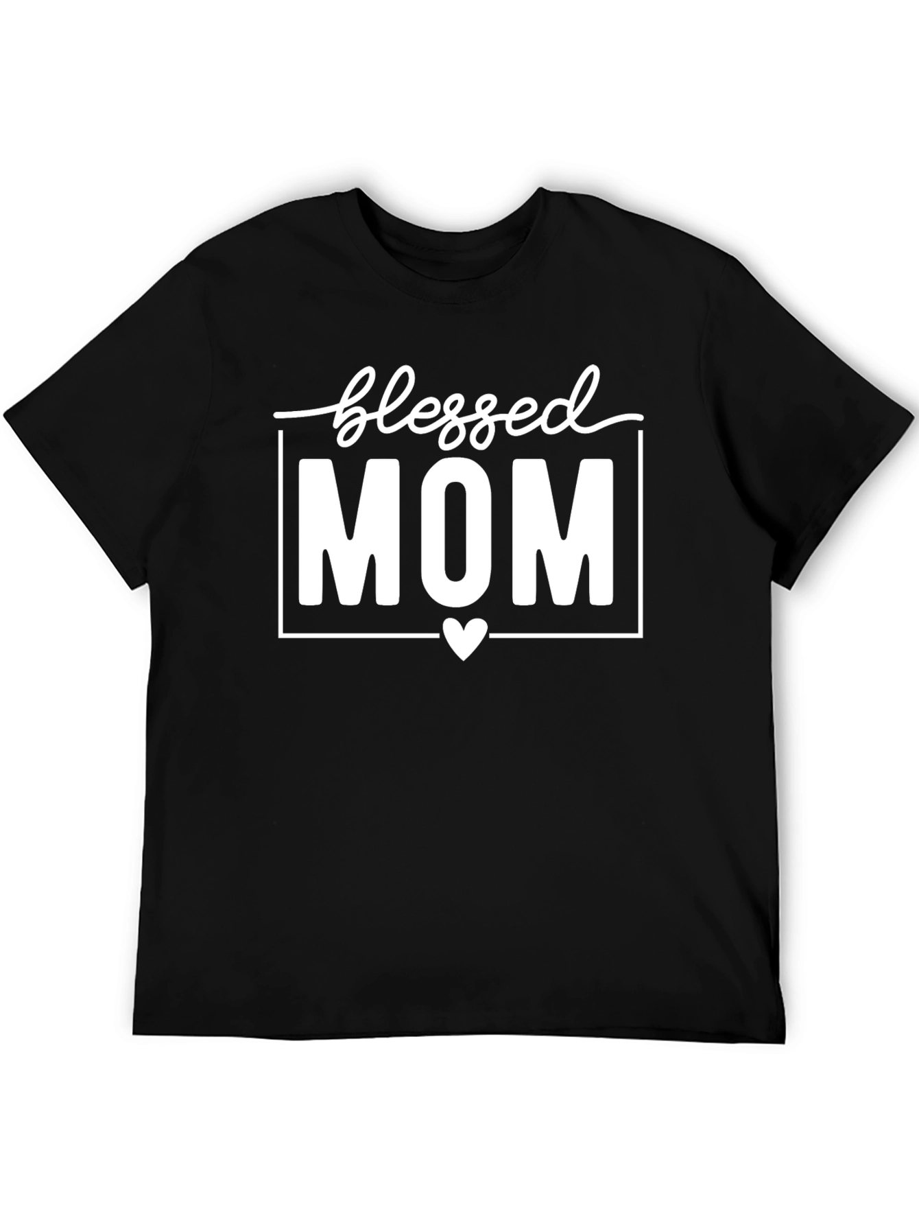 Blessed Mom Black T-Shirt
