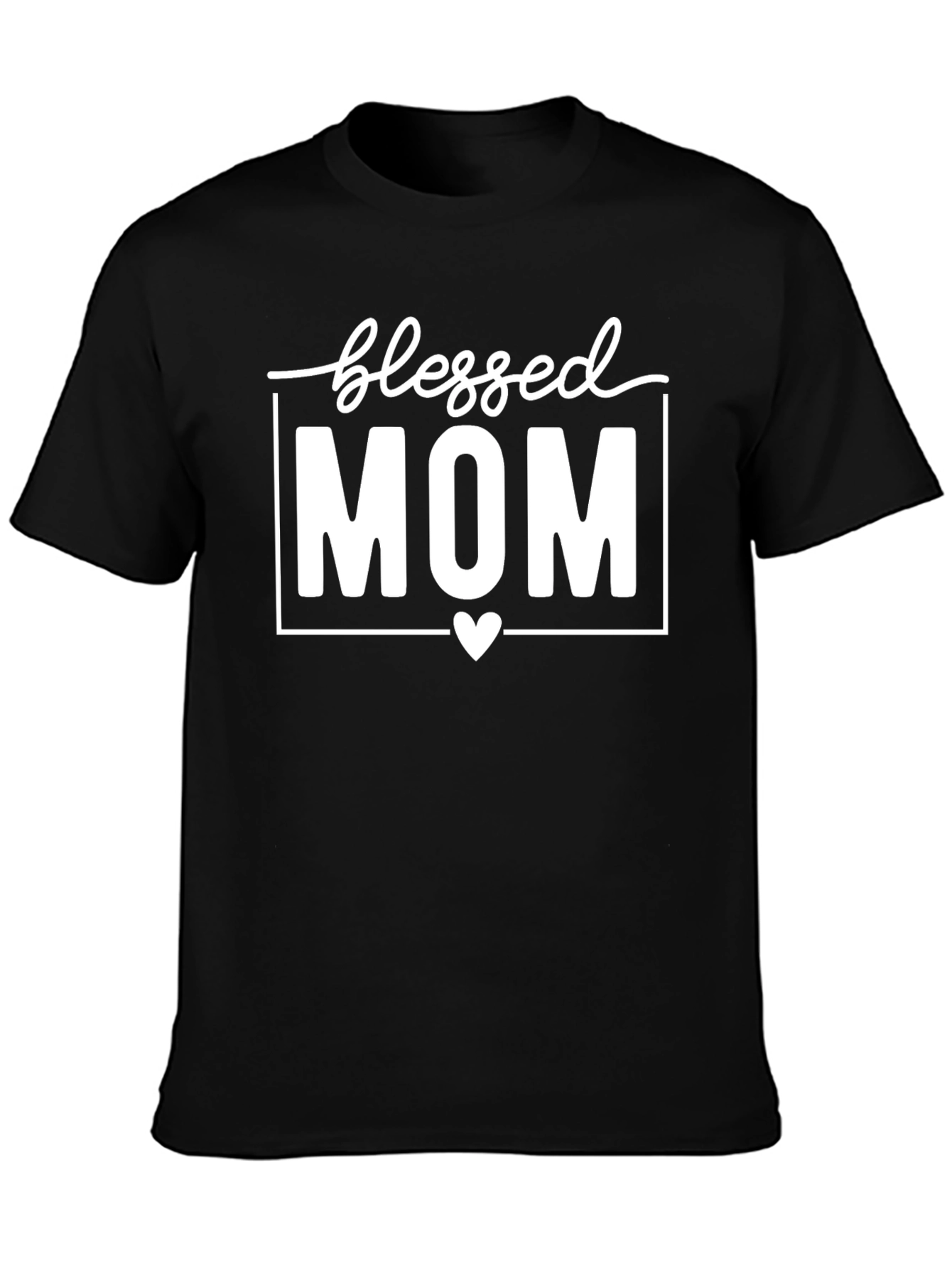 Blessed Mom Black T-Shirt