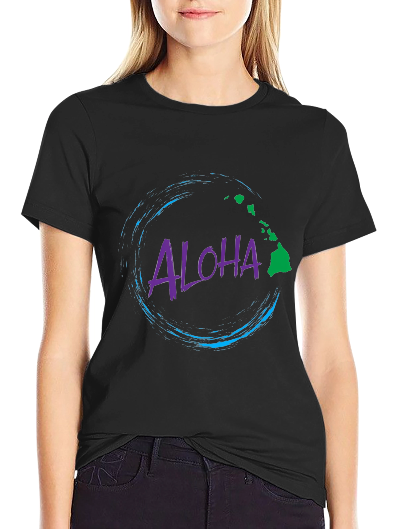 Aloha Hawaii Graphic Tee - Island Style