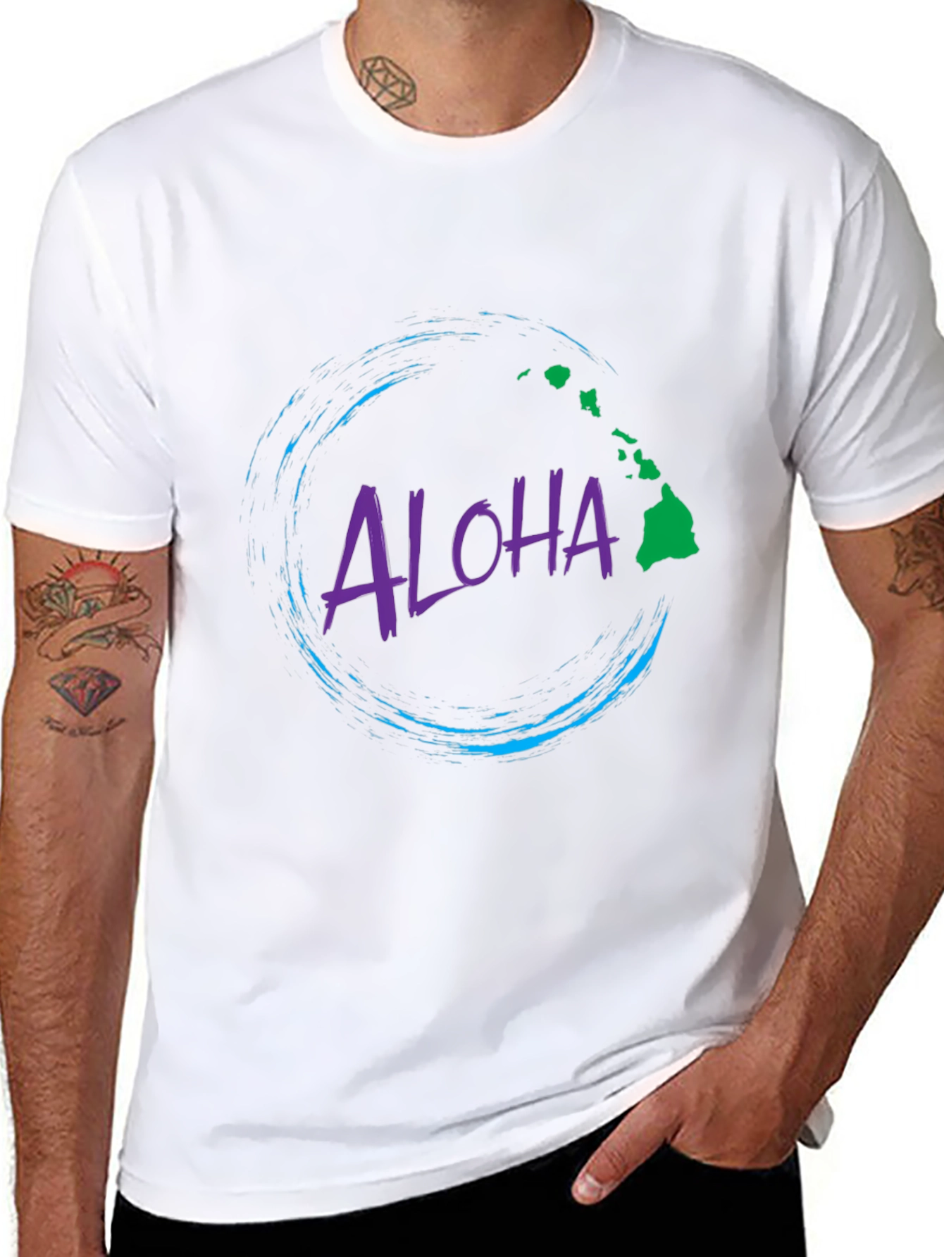 Aloha Hawaii Graphic Tee - Island Style