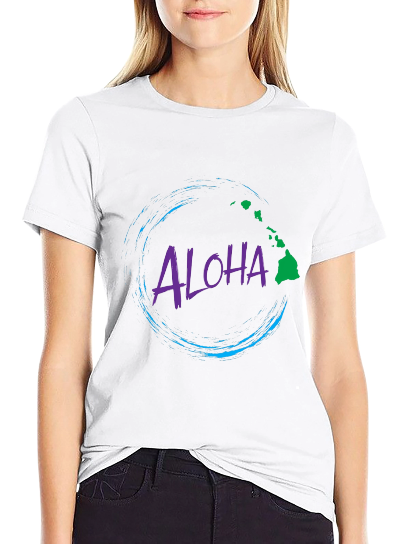 Aloha Hawaii Graphic Tee - Island Style