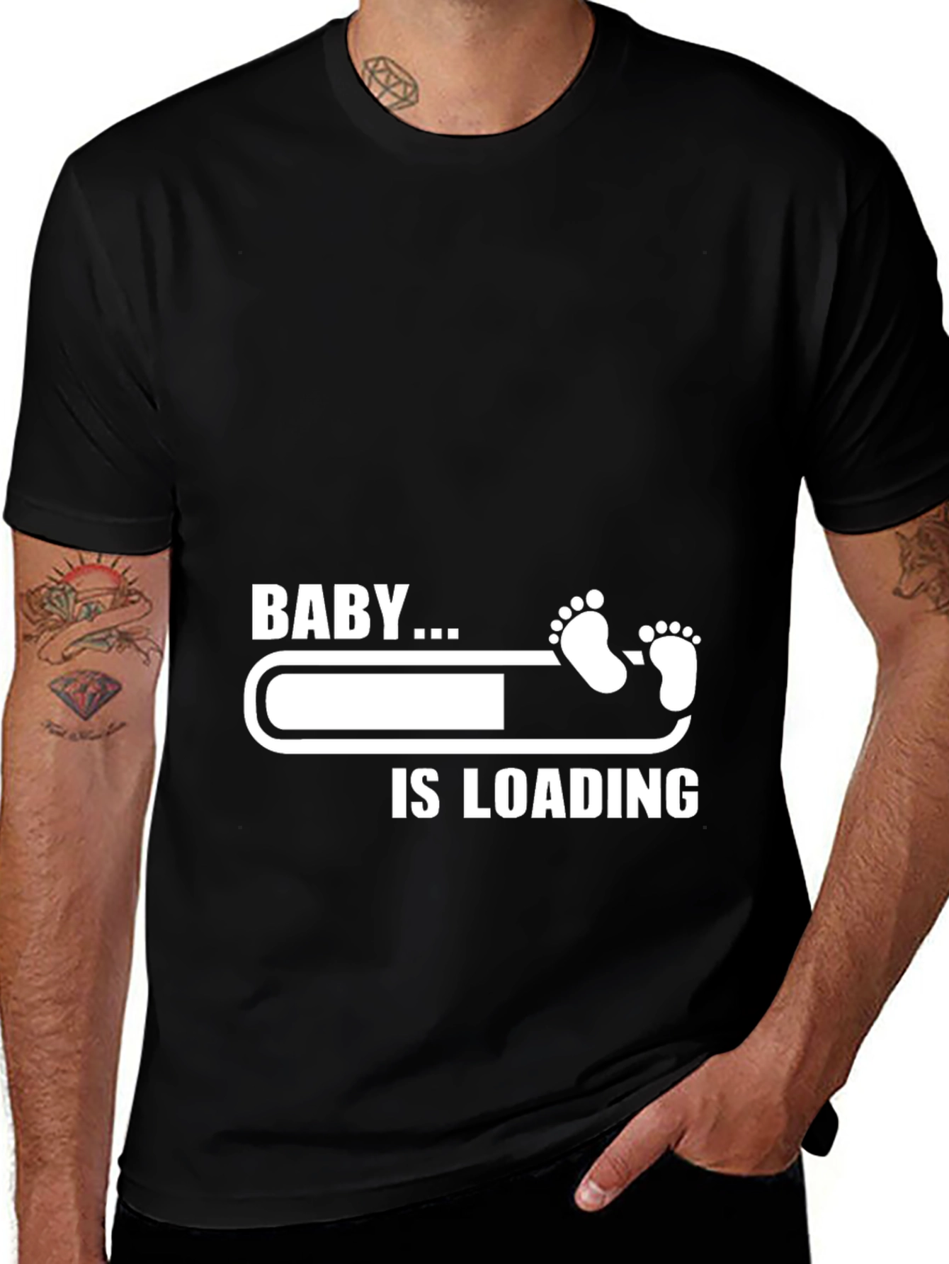 Baby is Loading Funny Pregnancy T-Shirt