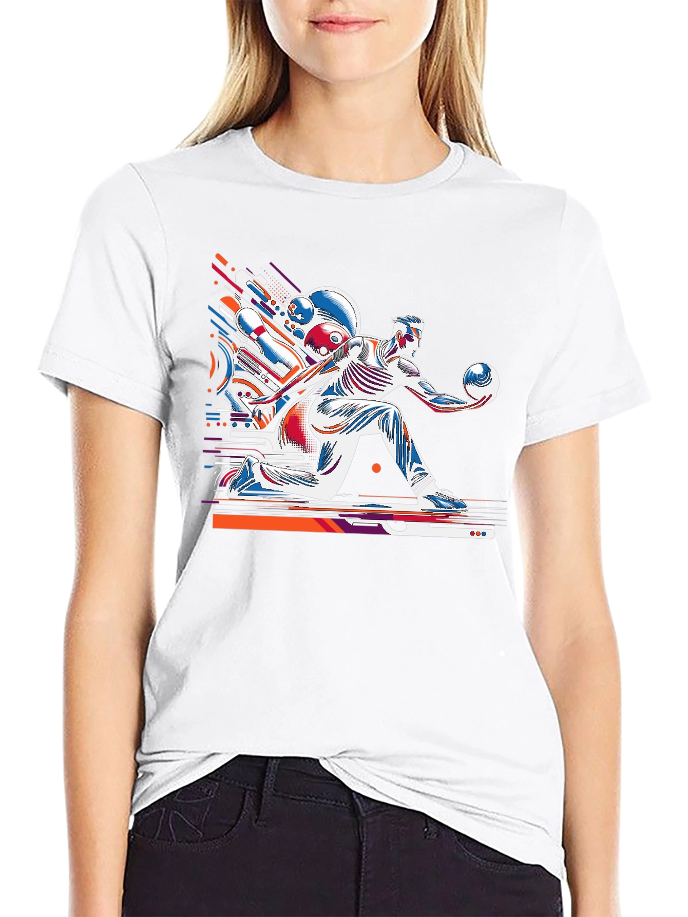 Striking Bowling Graphic Tee