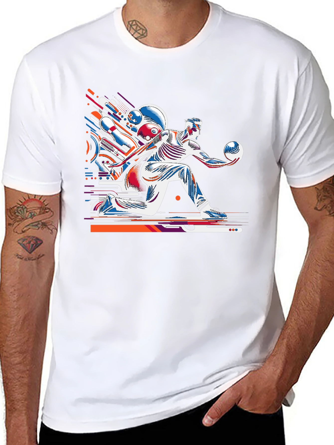 Striking Bowling Graphic Tee