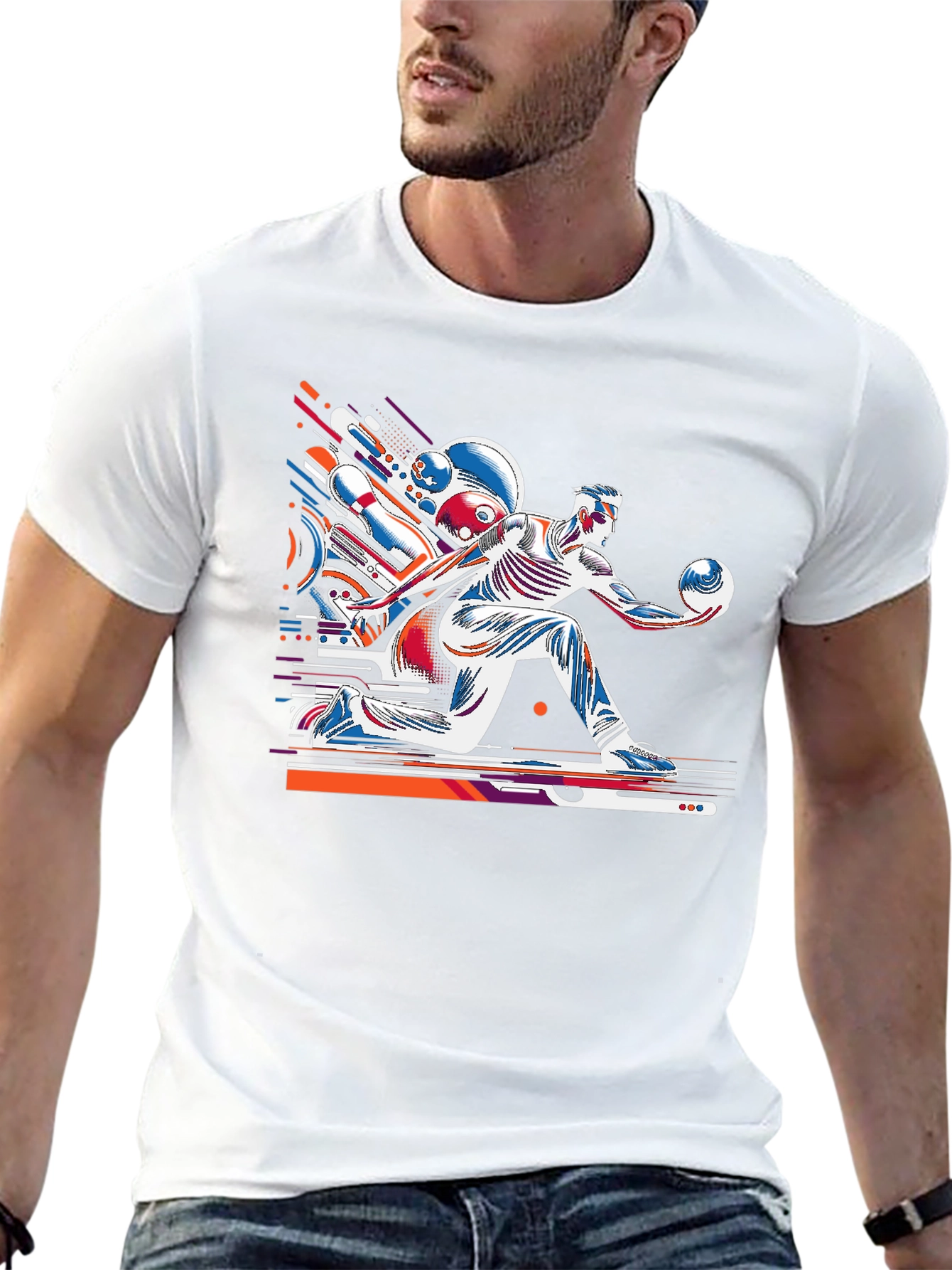Striking Bowling Graphic Tee