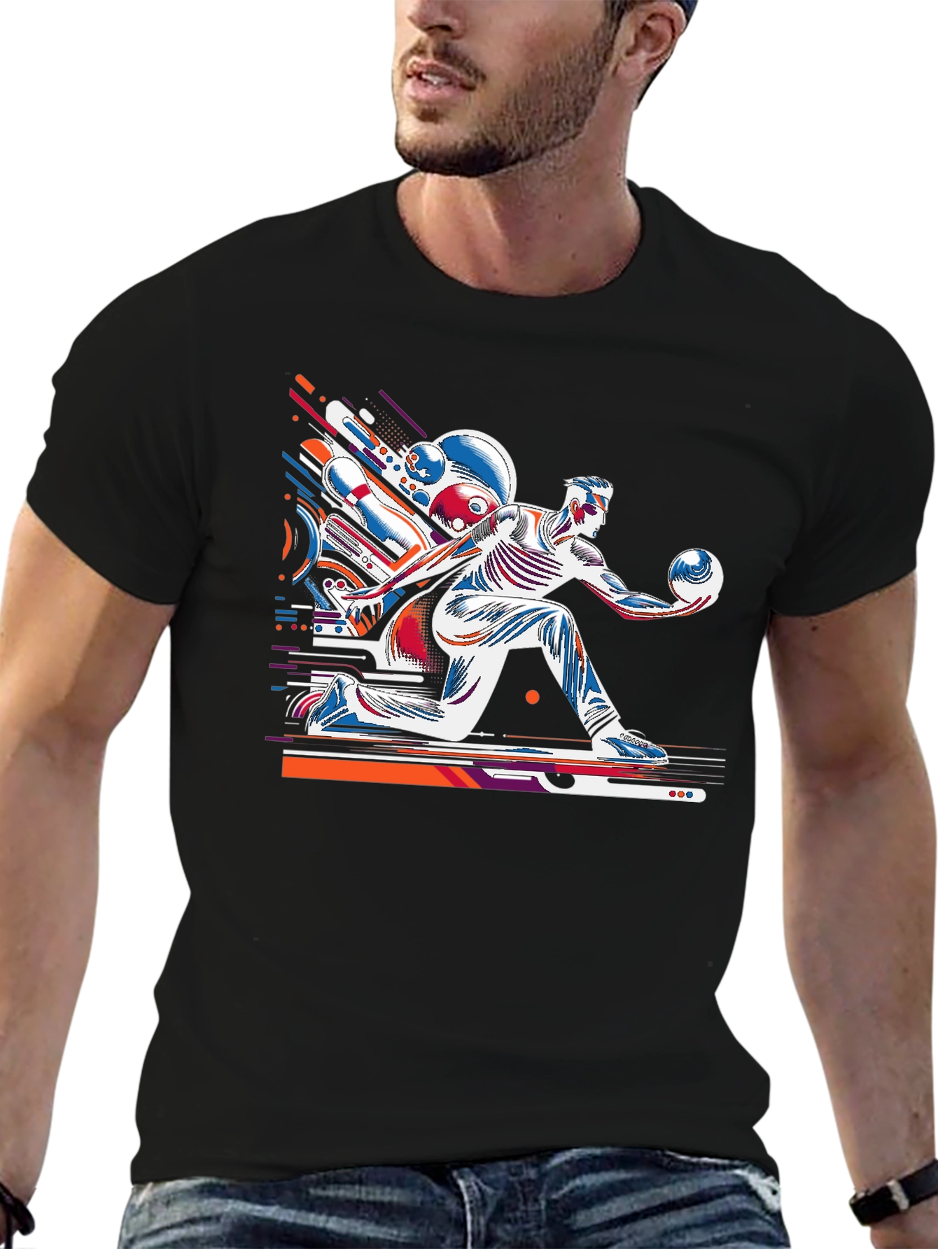 Striking Bowling Graphic Tee