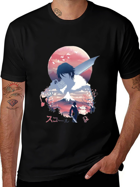 Anime-Inspired Graphic Tee: Stylish Comfort