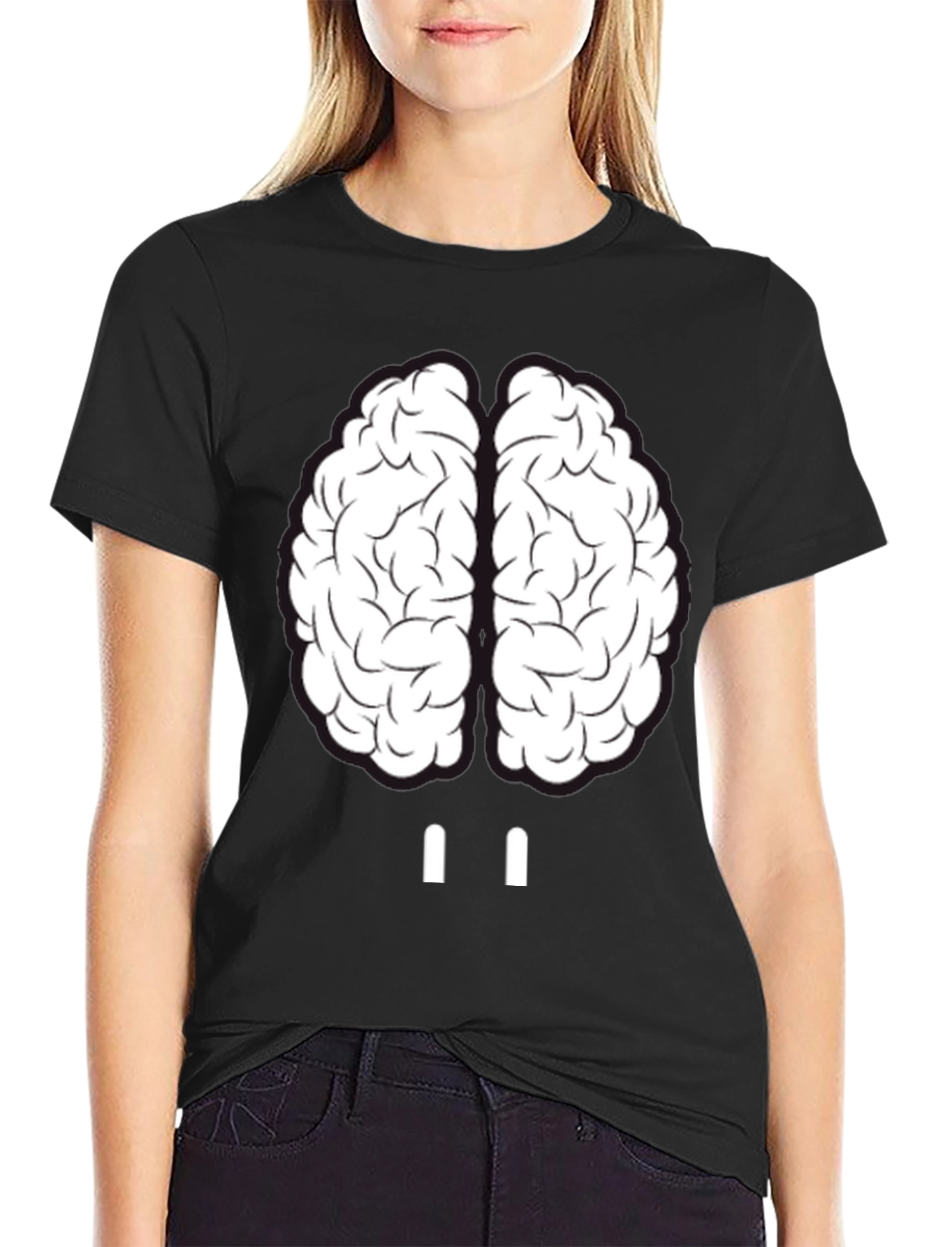 Brain Graphic Tee - Unisex Crew Neck T-Shirt