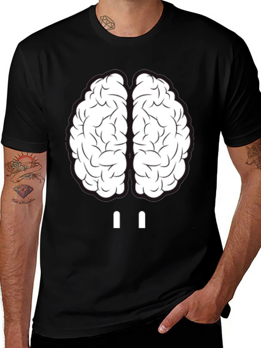 Brain Graphic Tee - Unisex Crew Neck T-Shirt