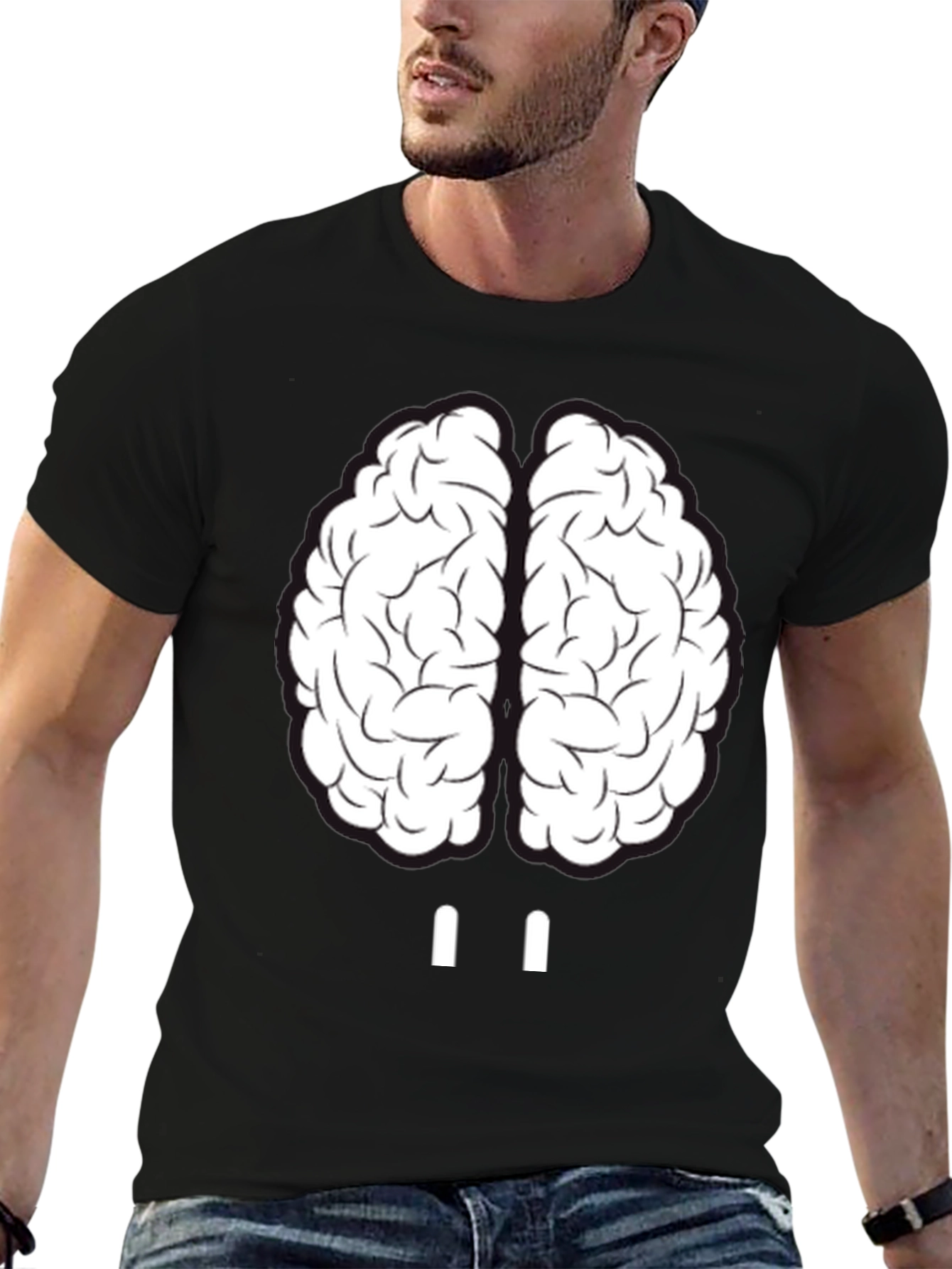 Brain Graphic Tee - Unisex Crew Neck T-Shirt