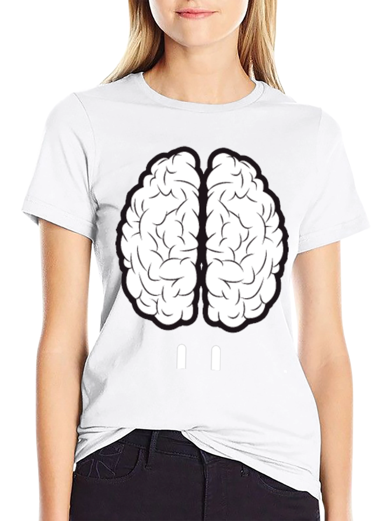 Brain Graphic Tee - Unisex Crew Neck T-Shirt