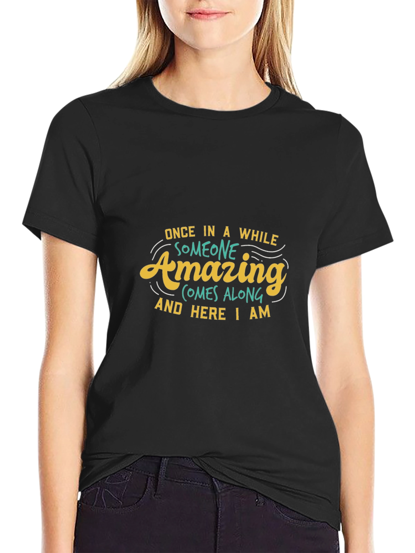 Amazing Quote Black T-Shirt