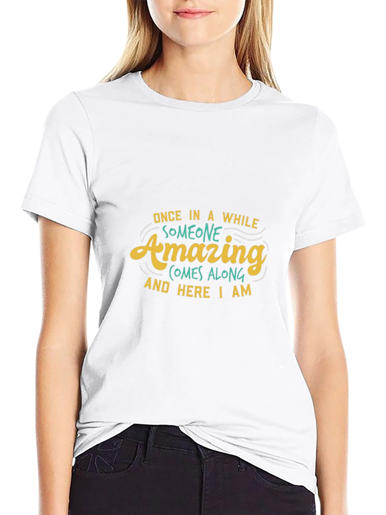 Amazing Quote Black T-Shirt