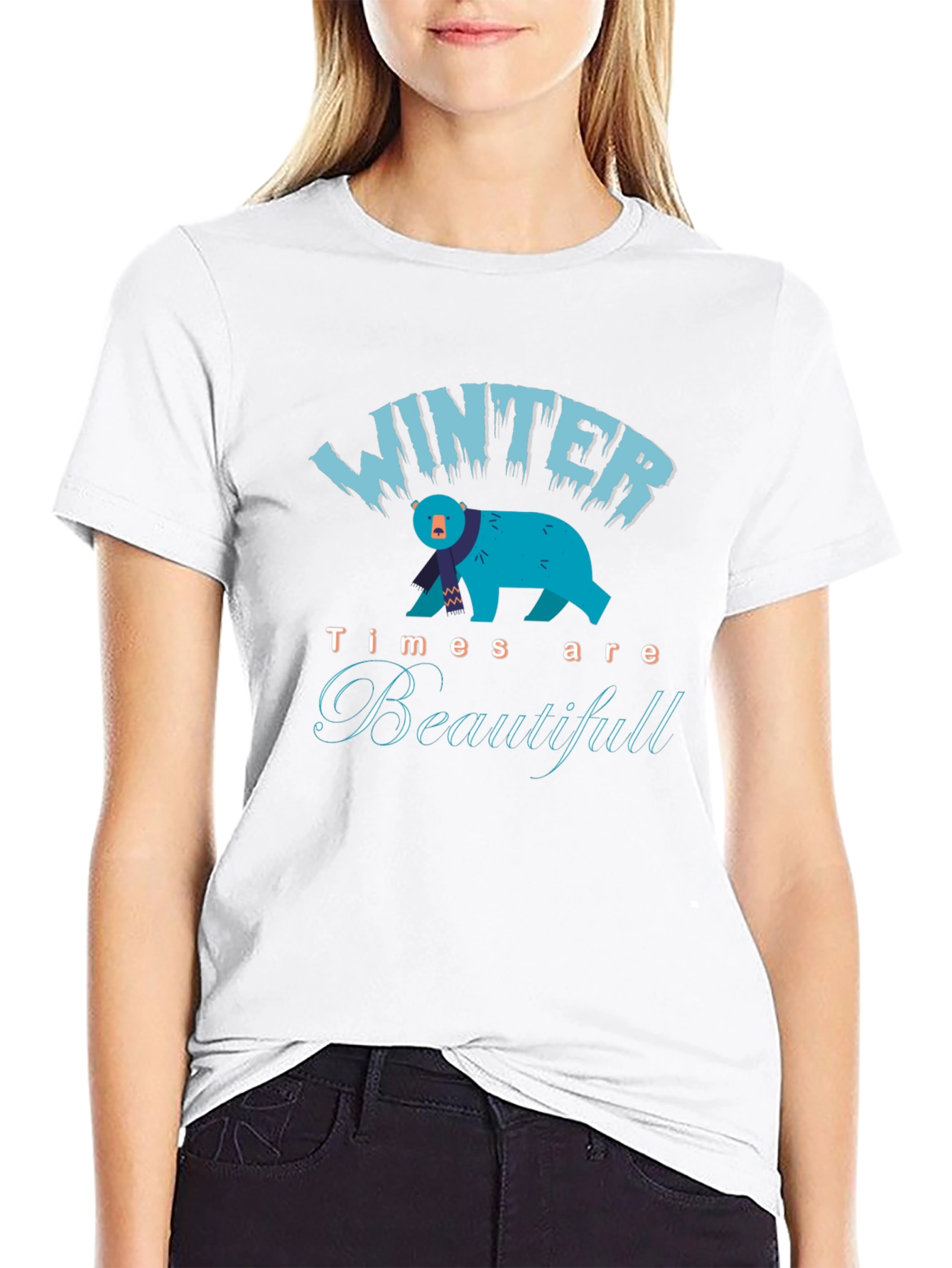 Winter Bear Graphic T-Shirt