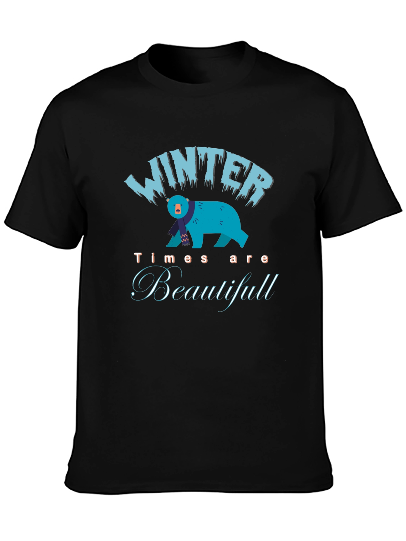 Winter Bear Graphic T-Shirt