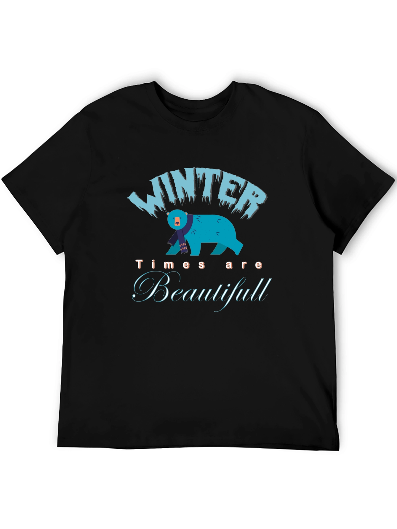 Winter Bear Graphic T-Shirt