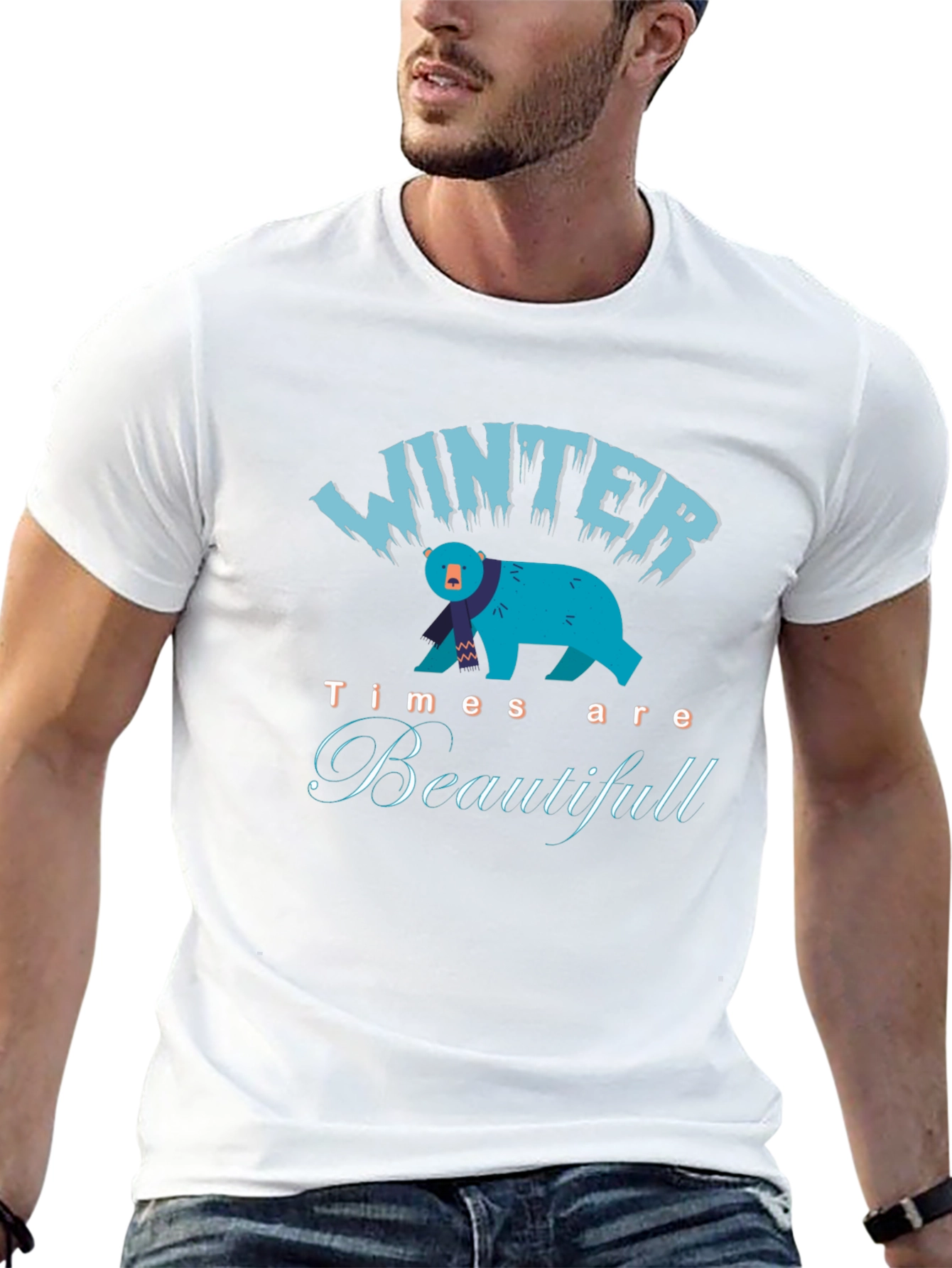 Winter Bear Graphic T-Shirt