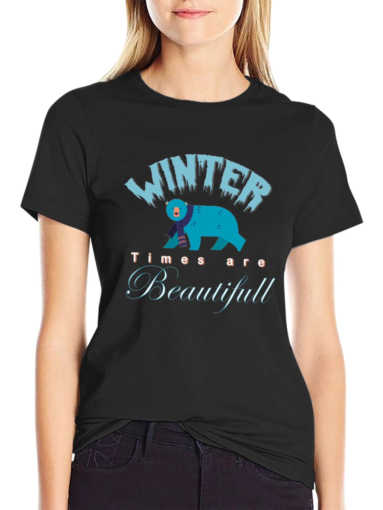 Winter Bear Graphic T-Shirt
