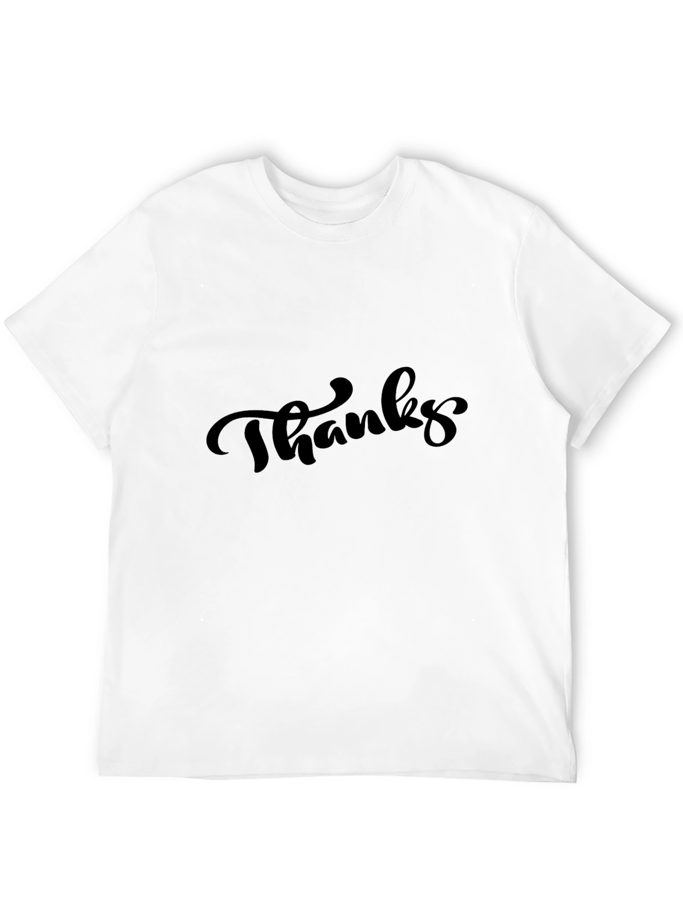 Thanks Black T-Shirt