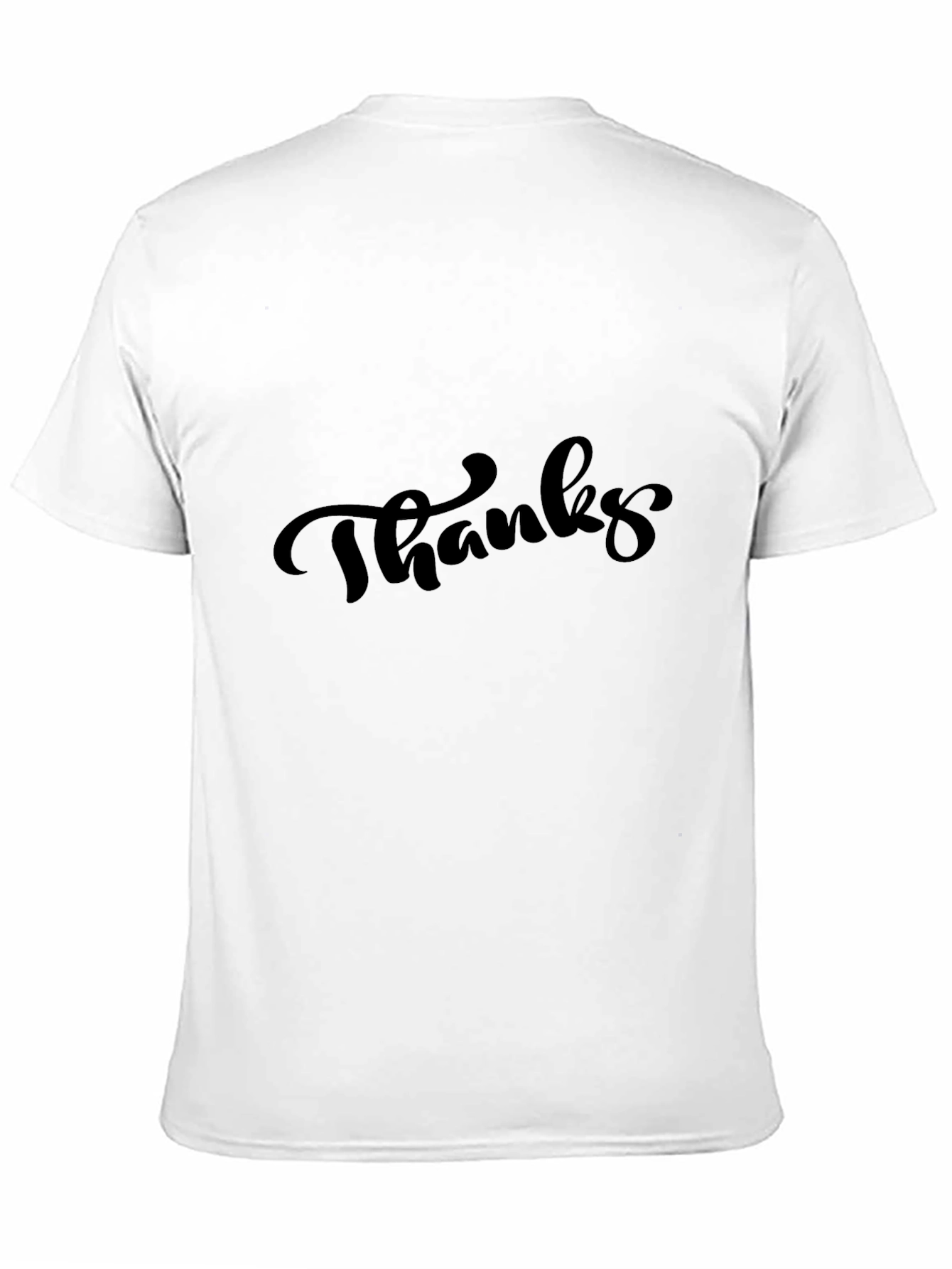 Thanks Black T-Shirt