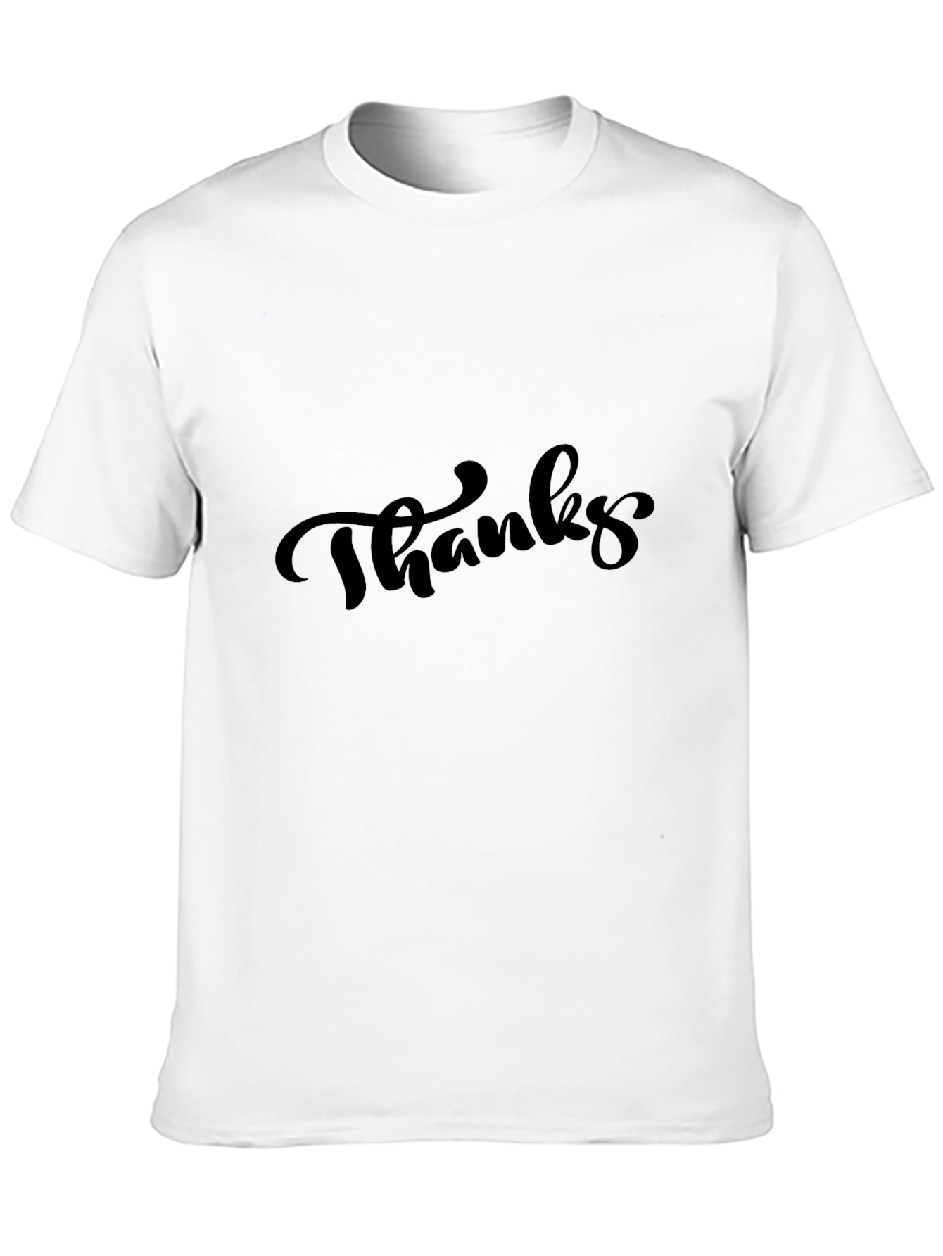 Thanks Black T-Shirt