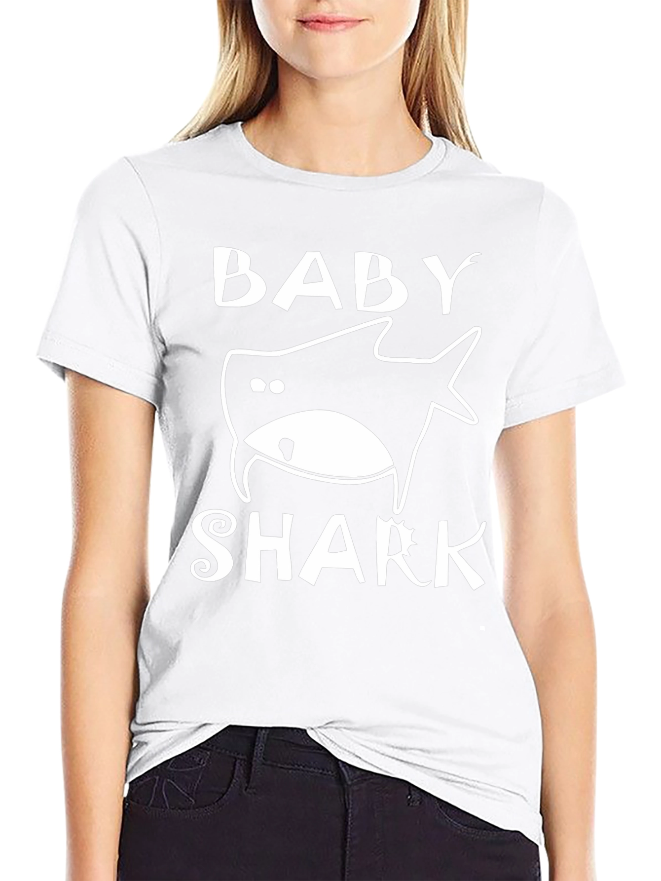 Baby Shark Graphic Black T-Shirt